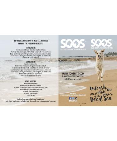 Soos Pets Dead Sea Mineral Rescue Cream 50 mL/1.69 oz - Natural Enriched Formula - Buy Online on GoSupps.com