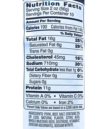 Hillshire Farm Classic Summer Sausage 20 oz. 2-Pack - 1.25 lb Each - Buy Online on GoSupps.com