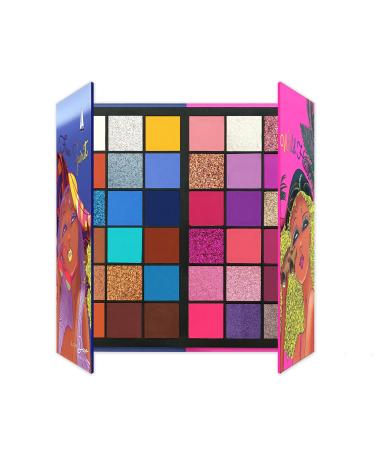 Kara Beauty FREE SPIRIT WILD HEART Duo 36-Shades Multi-Finish Creative Beauty Palette - VEGAN