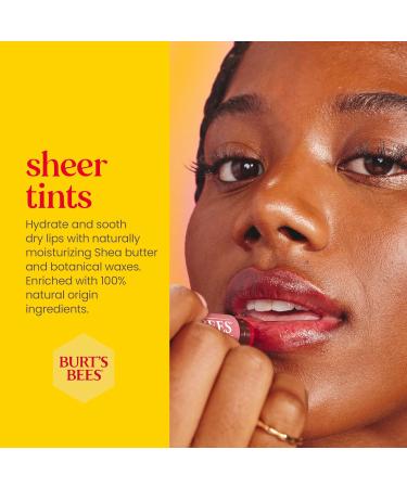 Burt's Bees 2-Pack Tinted Lip Balm Bundle with Pink Blossom and Petal Rose Shades for Long Lasting Hydration Infused with Shea Butter - Buy Online on GoSupps.com
