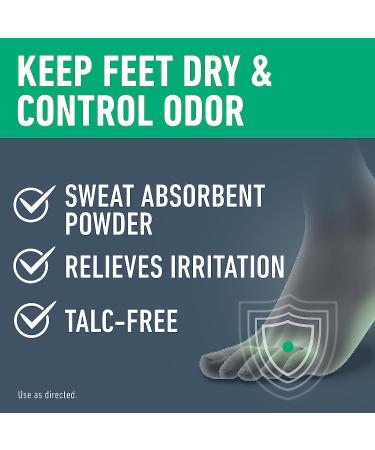 Lotrimin Daily Sweat & Odor Control Foot Powder - 6.25 Oz (Pack of 3) - Buy Online on GoSupps.com