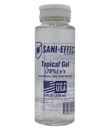 Sani-Effect 8 Oz Gel Hand Sanitizer - Case of 12 | 96 Fl Oz Total - Buy Online on GoSupps.com
