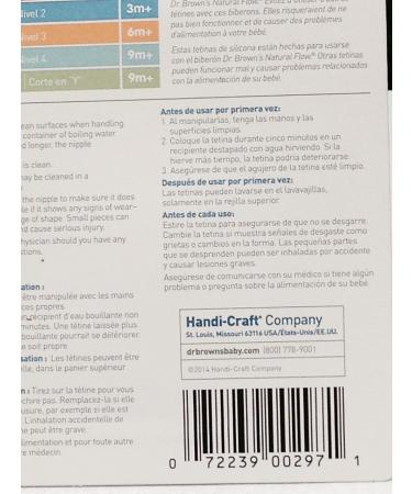 Dr. Brown's Natural Flow Preemie Standard Nipple - Pack of 6 Nipples - Buy Online on GoSupps.com
