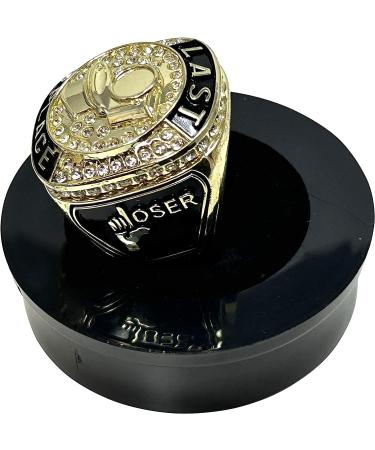 Champion Gold Last Place Loser Trophy Ring with Neck Chain and Stand - Fantasy Prize Gift - Buy Online on GoSupps.com