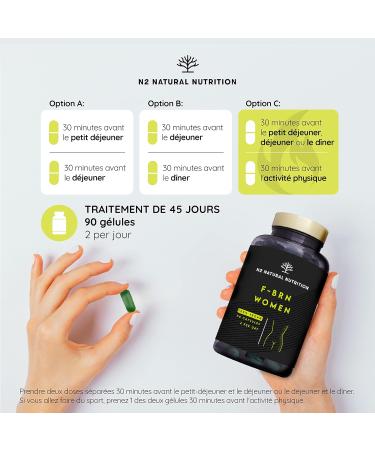 Women's Powerful Fat Burner Supplement Pre-Workout | Slimming Fat Burner With Green Tea & Garcinia Cambogia | Thermogenic Supplement | Vegan | 90 Capsules | THIS. N2 Natural Nutrition - Buy Online on GoSupps.com