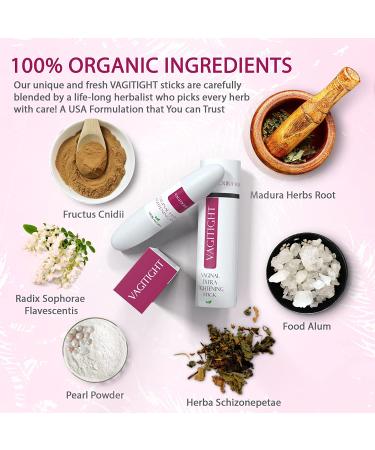 Vagitight Extra Tightening Stick | Vaginal Health PH Detox | Pelvic Wand for Odor Removal | Yoni Products for Women | Vaginal Rejuvenation with Natural Herbs - Buy Online on GoSupps.com