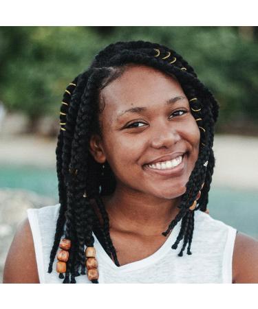 Tbestmax 200 Hair Beads Dreadlocks Jewelry for Women - Hair Rings, Clips, Metal Cuffs - Silver & Golden Accessories - Buy Online on GoSupps.com