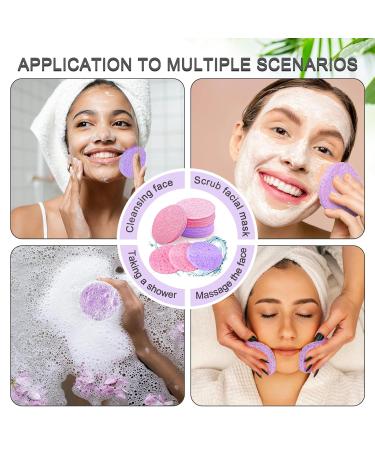 Buy Upgrade Turmeric Kojic Acid Pads - 2024 Compressed Facial Sponges for Daily Cleansing & Exfoliating - Reusable Makeup Remover Pads (20pcs) | International Shipping Available - Buy Online on GoSupps.com