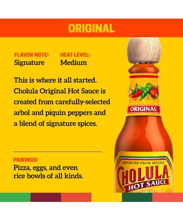 Cholula Original Hot Sauce 12 Fluid Ounce (Pack of 2) by Cholula Foods  - Buy Online on GoSupps.com