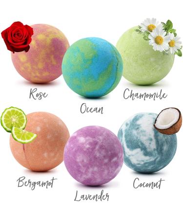 LotFancy 6 Pack Bath Bombs for Kids with Toys - Organic Bubble Bath Fizzies with Natural Oils - Fun Surprise Inside - Great for Boys and Girls - Kid Birthday Gifts - Buy Online on GoSupps.com