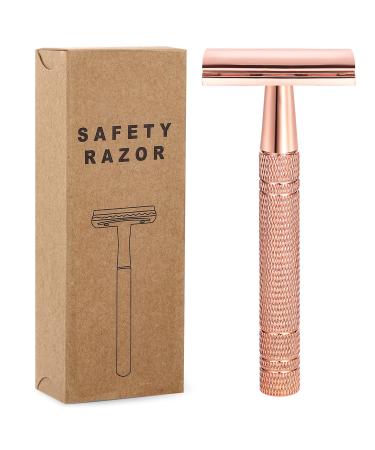 Double Edge Safety Razor Single Blade Razor Metal Manual Razor for Men & Women