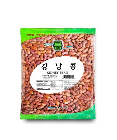 ROM AMERICA Light Red Kidney Beans Dry Bulk Pack - Rich in Fiber and Protein - Perfect for Soups Salads Stews Chili - 2 Pound (Pack of 1)