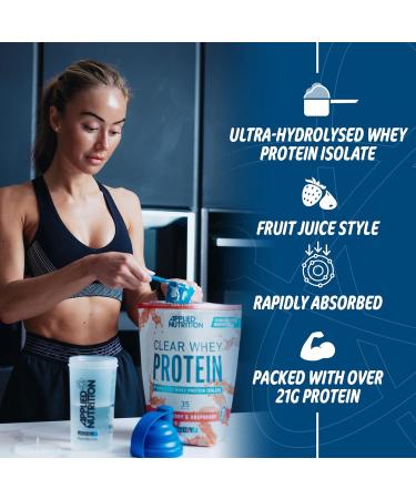 Applied Nutrition Clear Whey Isolate - Cranberry & Pomegranate High Protein Powder (875g - 35 Servings) - Buy Online on GoSupps.com