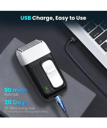 Buy LK-3303 Electric Razor for Men - Upgraded Foil Shaver Cordless & USB Rechargeable 90 Minutes Runtime | International Shipping Available - Buy Online on GoSupps.com