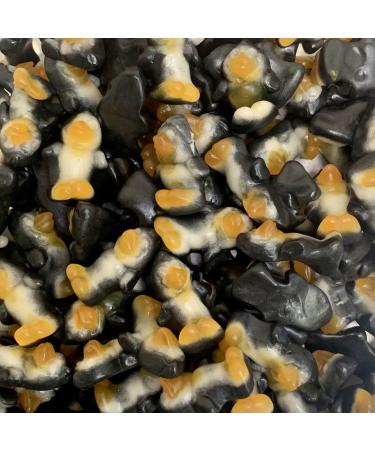 Jelly Penguins Victorian Gift Jar by The Gourmet Sweet Company