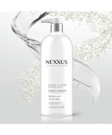 Nexxus Clean and Pure Clarifying Shampoo 33.8 oz - ProteinFusion, Silicone-Free, Paraben-Free - Buy Online on GoSupps.com