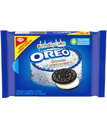 OREO Birthday Cake Chocolate Sandwich Cookies Family Size 482 g Birthday Cake Cookies