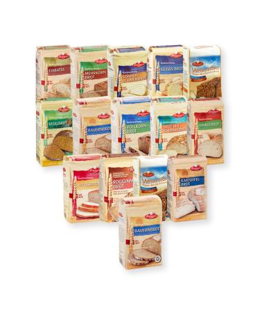 Bielmeier - K chenmeister bread baking mixes 15-piece introductory set 1 pack (1 x 7.5 kg)