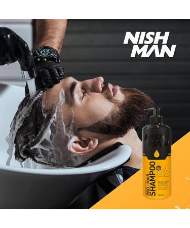  nishman NISHMAN Keratin Complex Shampoo 400ml - Repair and Nourishment for Healthy and Damaged Hair - Luxurious Hair Care for All Hair Types - Buy Online on GoSupps.com