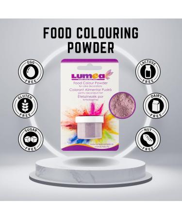 Decorative Magic24 Lavender Purple Food Color Powder - Fat-Soluble 2-4g Can for Fondant & Marzipan | Baking Accessories & Cake Decoration - Buy Online on GoSupps.com