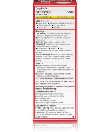 Tylenol Children's Cherry Oral Suspension Medicine - 4 fl. oz | Acetaminophen for Kids - Buy Online on GoSupps.com