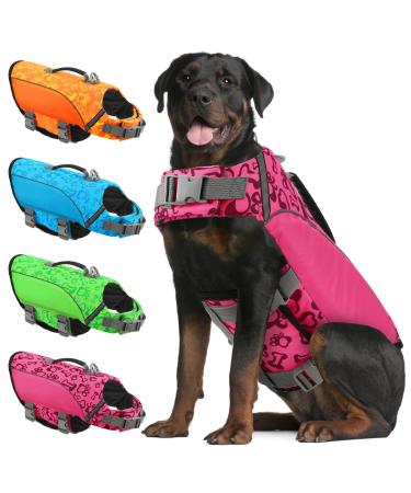 Alagirls life jacket dog Little dog Rescue vest Ripstop Dog safety vest adjustable preserver with high buoyancy.