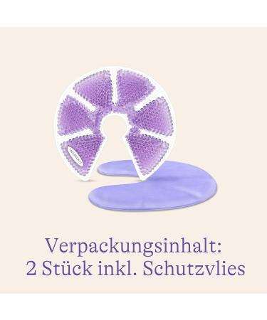 Lansinoh 3-in-1 Thermal Coolers & Heat Pillows for Chest - Milk Pump Compatible - 2 Pack with Protective Fleece | International Shipping Available - Buy Online on GoSupps.com