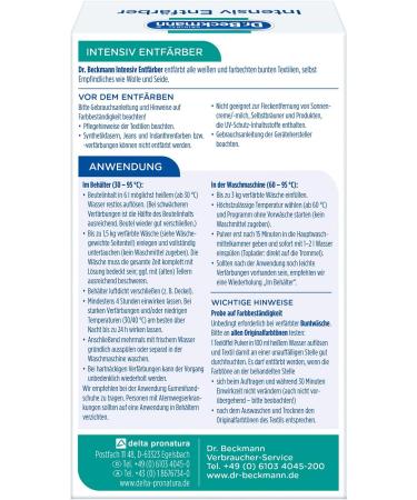 Dr. Beckmann Intensively Decolorator 2x200g | Remove Stubborn Discoloration for All Textiles & Colors | Restore Color Brilliance - Fast International Shipping - Buy Online on GoSupps.com