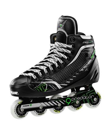 TOUR Adult FB-LG72 Inline Goalie Skates Black/Green 4