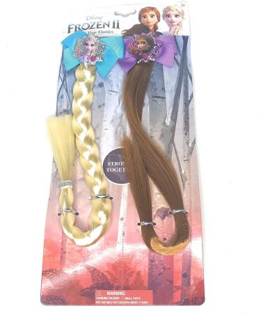 Disney Frozen II Elsa & Anna Faux Hair Clip Set (2-Pack) for Girls - Buy Online on GoSupps.com