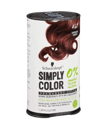 Schwarzkopf Simply Color Hair Color 4.68 Chocolate Cherry - Vibrant and Long-Lasting Dye - Buy Online on GoSupps.com