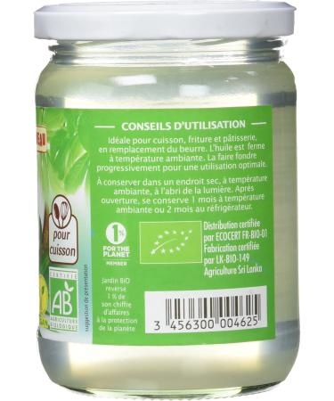Jardin Bio Virgin Coconut Oil 500 ml - Pack of 2 - Buy Online on GoSupps.com