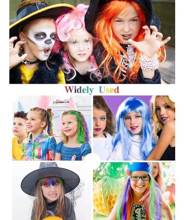 6 Colors Hair Chalk Combs for Girls - Washable Temporary Hair Color Set by EBANKU | Perfect for Birthday, Cosplay, Halloween, Christmas Parties - Buy Online on GoSupps.com