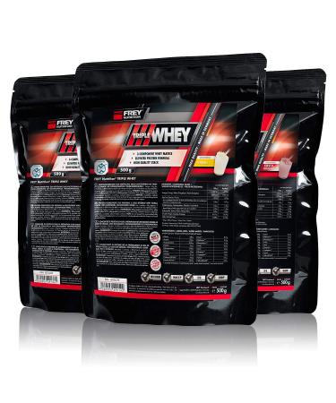FreyNutrition Frey Nutrition Triple Whey 500g Bags (Strawberry) (Pack of 3)