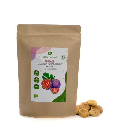 Organic Dried Figs (1kg), Organic Grown Whole Dried Figs, 100% Natural and Pure, Ready to Eat Fruit Snack, Vegan
