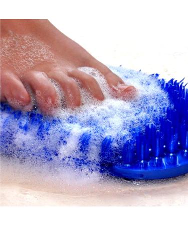 Soapy Soles Foot Scrubbing Pad & Massager - Pearl Blue | Exfoliate and Massage Your Feet - Buy Online on GoSupps.com