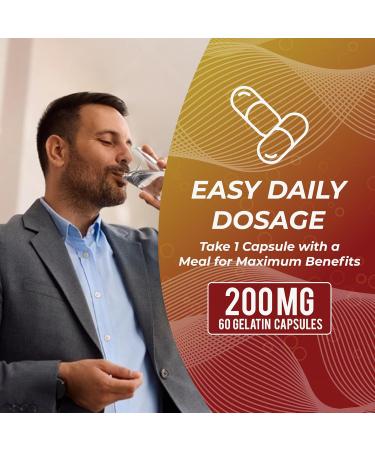 Ubiquinol CoQ10 200mg High Absorption Active Coenzyme Q10 Supplement for Heart Health Energy & Cellular Vitality | 60 Capsules 60-Day Supply | Bioavailable Antioxidant Formula | Non-GMO - Buy Online on GoSupps.com