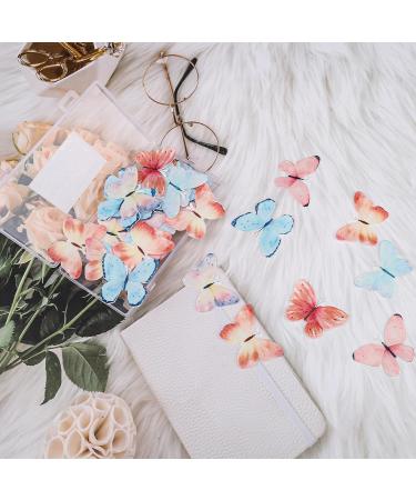 56 Pieces Edible Butterflies for Cake Decoration | Colorful Tortendeko & Muffin Decor | Perfect for Weddings & Birthdays - Buy Online on GoSupps.com