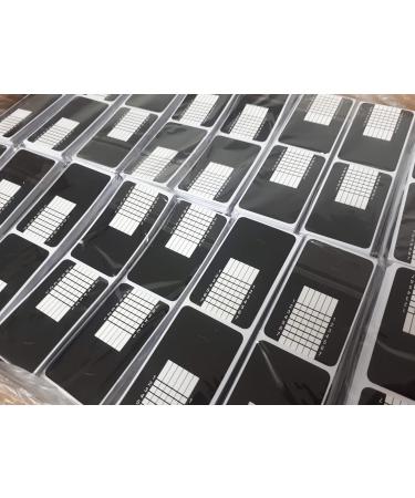 MHD Nail Form Acrylic Art Gel Extension Professional Nail Forms Tip Sculpting Guide (50 BLACK) - Buy Online on GoSupps.com