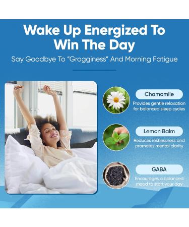 Sleep Easy Natural Sleep Aid Supplement | Magnesium Ashwagandha GABA L-Theanine & 5 Calming Herbs | Melatonin-Free & Non-Habit Forming (60 Capsules) - Buy Online on GoSupps.com