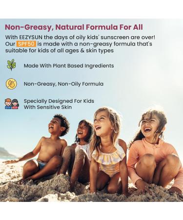 Buy SPF 50 Mineral Sunscreen for Babies & Kids | Sensitive Skin | Aloe Vera | Travel Size | Cruelty-Free & Reef-Safe - 3.3 FL OZ - Buy Online on GoSupps.com