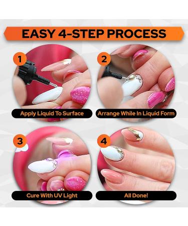 Bondic Super Glue LED UV Repair Kit - Adhesive Welding Tool for Fingernail Gems, Glass, Eyeglasses, & Crafts - Nail Repair Bonding with Light - Buy Online on GoSupps.com