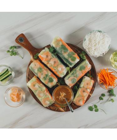 TufoCo Bamboo Tree Vietnamese Rice Paper 22x22 cm 340g - High Quality Eco-Friendly Wrappers - Buy Online on GoSupps.com