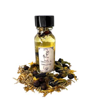 Journey to Well Being Oil by New Moon Vibes - Harmony Renewal Wellness Balance Awakening Inner Power - Rituals Conjure - Handmade with Essential Oils & Herbs - Wicca Pagan Hoodoo Magick