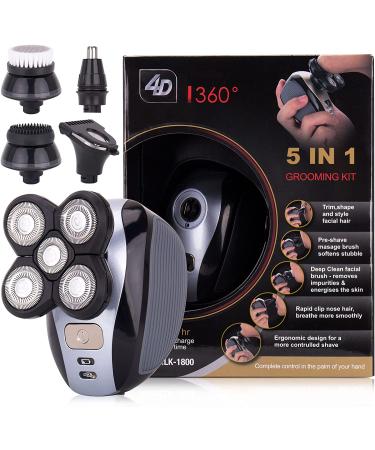Professional 5-in-1 Head Shaver for Bald Men - Cordless & Rechargeable - Buy Online on GoSupps.com