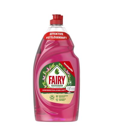 Fairy ultra concentrate pink jasmine blossom hand dishwashers with effective formula for perfect clean dishes impressive fat solving power 900ml