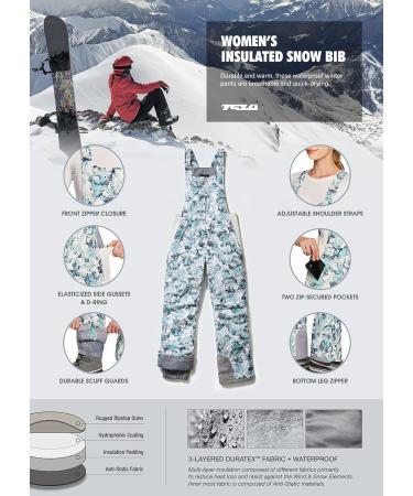 TSLA Women's Winter Snow Bibs - Waterproof Insulated Overalls for Snowboarding and Skiing - Buy Online on GoSupps.com