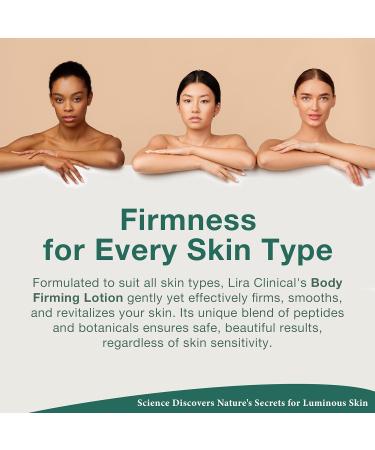 Lira Clinical BODY Firming Lotion - Niacinamide & Caffeine Moisturizing Cream with Green Tea & Sweet Almond Extract - Daily Skin Tightening Solution for Women for Firm and Smoother Skin - 4 Fl Oz - Buy Online on GoSupps.com