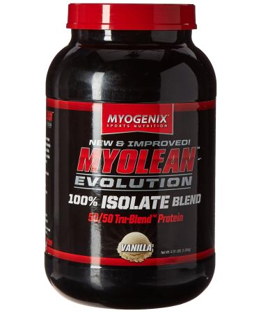Myogenix Myolean Evolution Isolate Powder, Vanilla Cream, 2.31 Pound Vanilla 2.31 Pound (Pack of 1)
