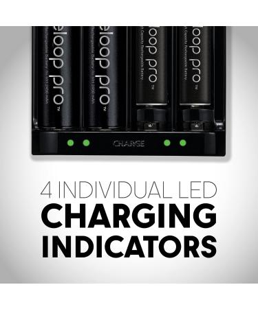 Eneloop Panasonic K-KJ17KC84CZ Pro Power Pack - 8AA 4AAA & Advanced CC17 Rechargeable Battery Charger | International Shipping Available - Buy Online on GoSupps.com